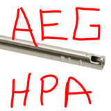 High Power Airsoft (HPA )  - AEG Stainless Steel Tight Bore Inner Barrel  - ID 6.02 & 6.01