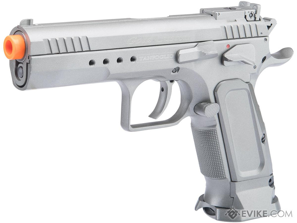Cybergun Tanfoglio Licensed Limited Edition Custom Airsoft GBB Pistol by KWC (Model: Pistol / Silver)
