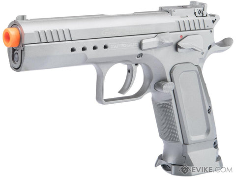 Cybergun Tanfoglio Licensed Limited Edition Custom Airsoft GBB Pistol by KWC (Model: Pistol / Silver)
