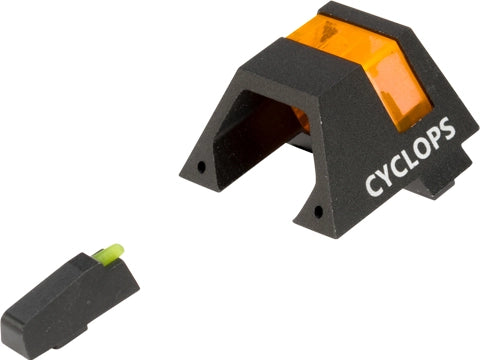 Poseidon Cyclops Universal Front and Rear Sight Set for Umarex/Cybergun GLOCK Series Airsoft Training Pistols