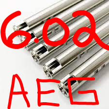High Power Airsoft (HPA )  - AEG Stainless Steel Tight Bore Inner Barrel  - ID 6.02 & 6.01