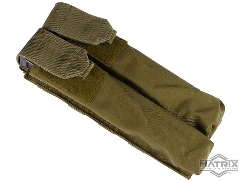 Matrix : Dual Magazine Pouch for Airsoft P90 ( TAN )