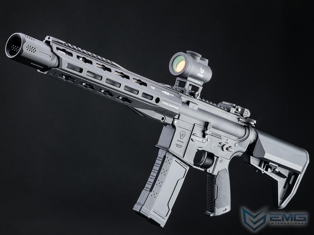 EMG Custom Built Strike Industries Licensed "Sentinel" AR-15 Airsoft AEG Rifle w/ GRIDLOK® LITE Handguard (Color: Black / 11" Rail / Gun Only)