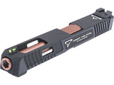 EMG TTI CNC Combat Master Slide for Airsoft GBB Pistols (Color: Black / Elite Force GLOCK Gen.4)