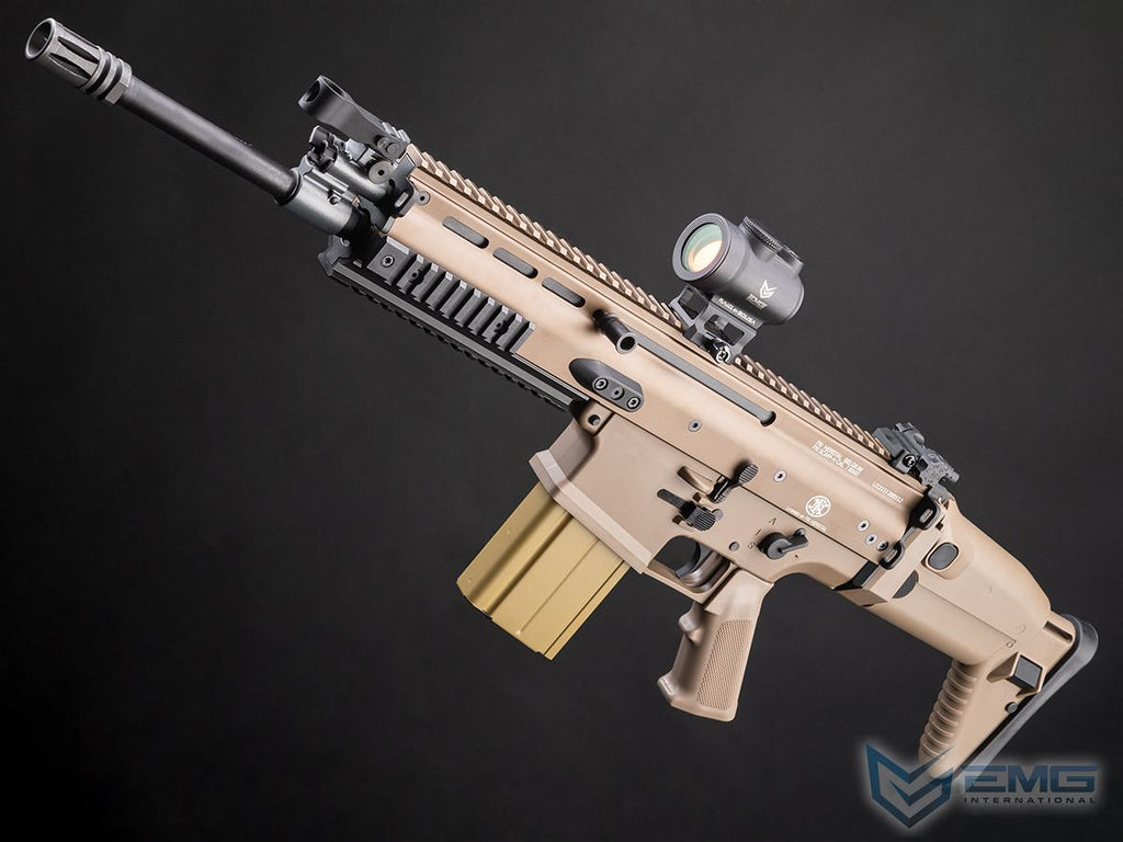 EMG FN Herstal Licensed SCAR Heavy w MOSFET Airsoft AEG Rifle by VFC (Model: Standard / Tan )