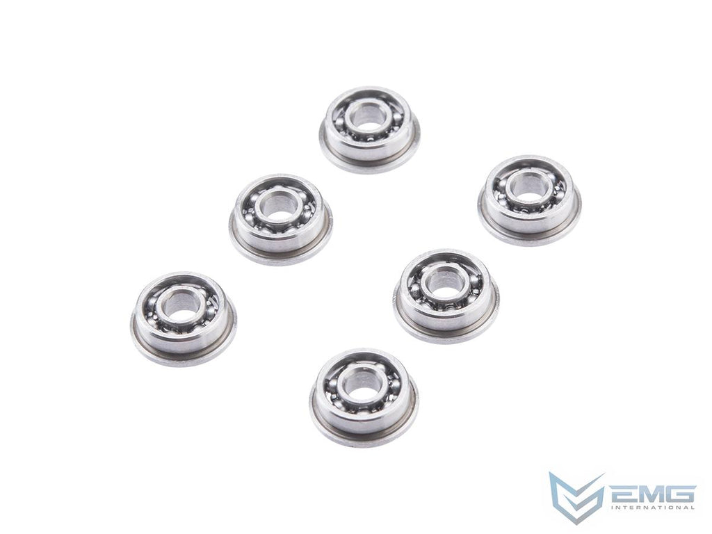 EMG x Umbrella Armory Multi-Fit 8mm J-Cage Bearing Set for Airsoft AEG Gearboxes (Model: 6 Count)