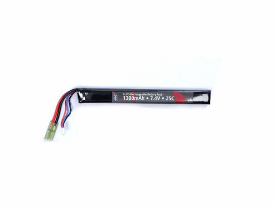 ASG - Airsoft Battery, 7,4V 1300 mAh, LI-PO, single stick
