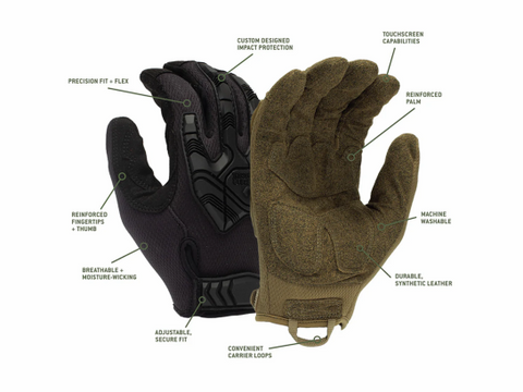 ASG - Pyramex Venture Gear Tactical Heavy-Duty Impact Operator Gloves