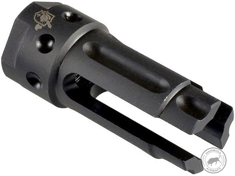 Madbull x Knights Armament QDC 3-Prong Flash Hider for QDC Barrel Extension (Type: 14mm- / Negative / CCW)