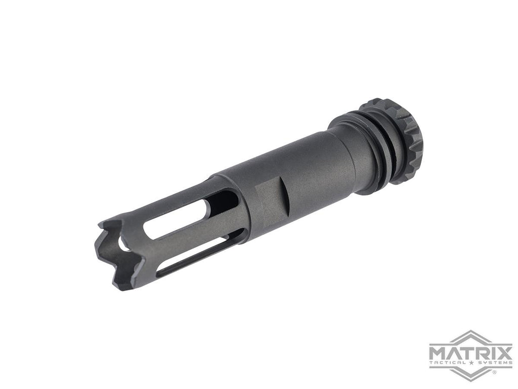 Matrix : 14mm Negative Flash Hider for MK17 SCAR-H Airsoft Rifles