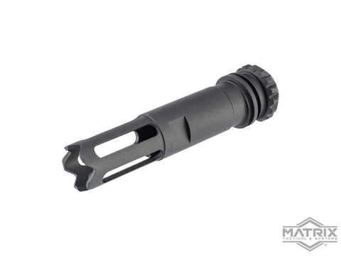 Matrix : 14mm Negative Flash Hider for MK17 SCAR-H Airsoft Rifles