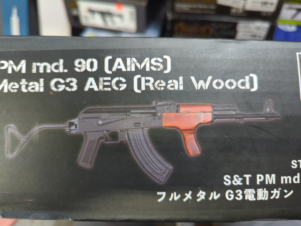 Matrix / S&T Stamped Steel AK Airsoft AEG Rifle w/ G3 Electronic Trigger QD Spring Gearbox.with Romanian GRIP