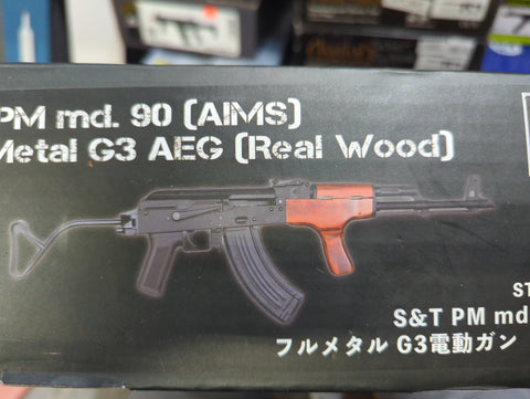 Matrix / S&T Stamped Steel AK Airsoft AEG Rifle w/ G3 Electronic Trigger QD Spring Gearbox.with Romanian GRIP