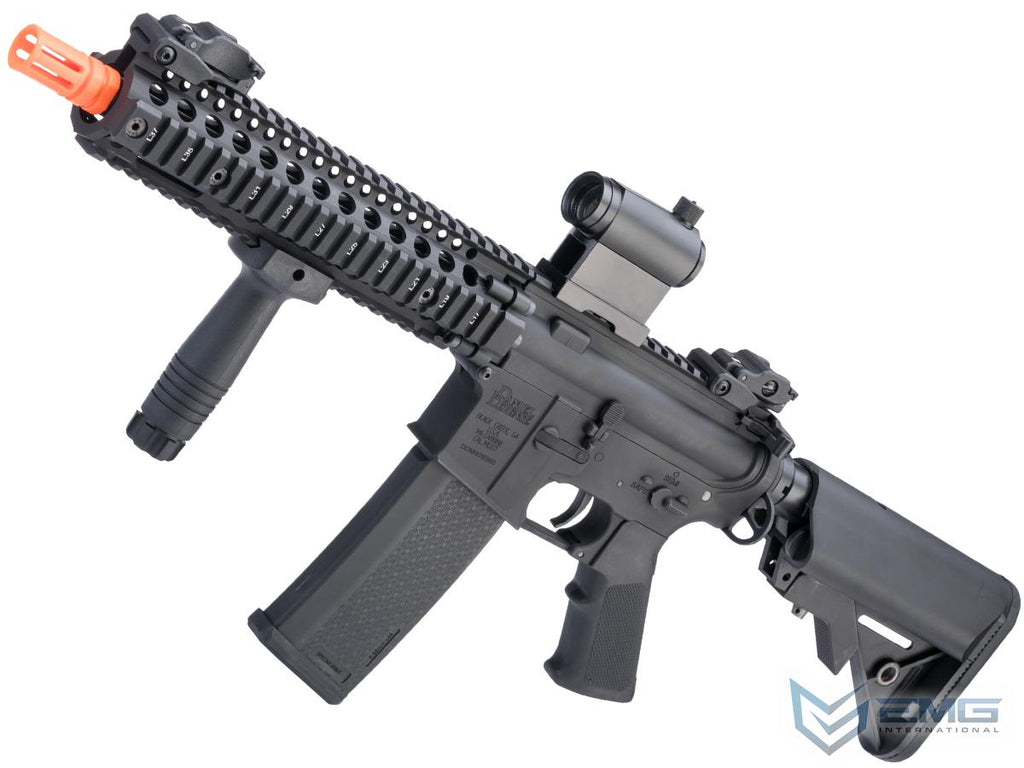 EMG Helios Daniel Defense Licensed MK18 EDGE Series Airsoft AEG Rifle by Specna Arms (Model: Black / Gun Only)