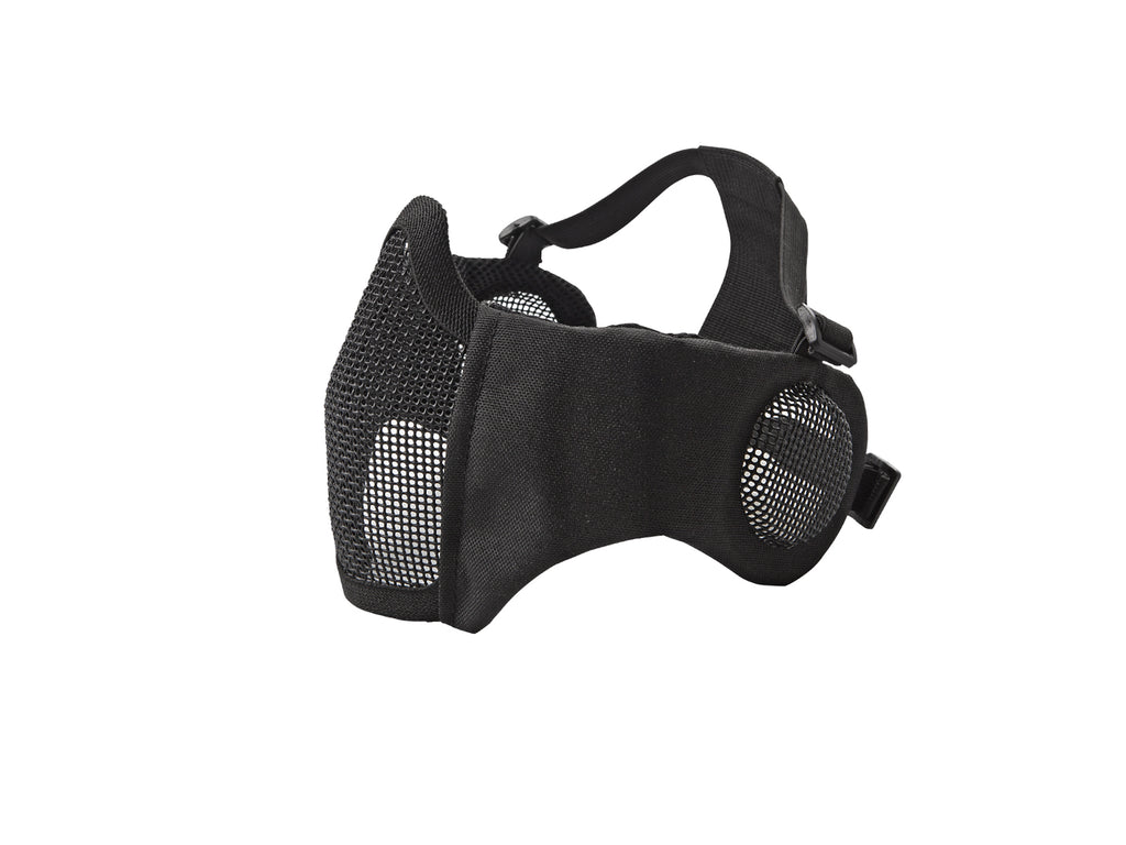 ASG Metal mesh mask with cheek pads and ear protection - V4