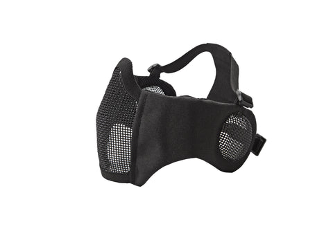 ASG Metal mesh mask with cheek pads and ear protection - V4