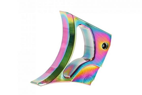 LayLax NINE BALL Hi-Capa Custom Round Trigger Omega (Color: Heat Gradation)
