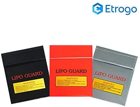 LiPo GUARD  Fireproof Safety Bag, Battery Charging Storage Ponch Sack,Resistant Explosion Guard for RC Batteries(23 30cm)
