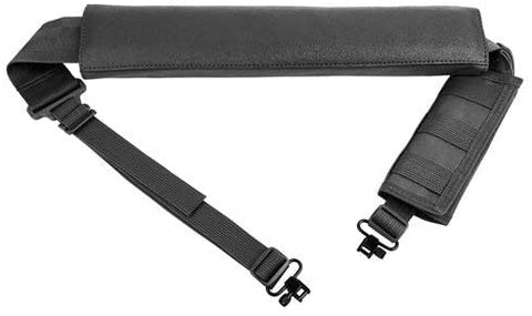 VISM by NcStar SHOTGUN BANDOLIER/SLING WITH SLING SWIVELS/BLACK