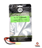 High Powered Airsoft - 11.1v  1100 MAH 30/50C BURST LIPO BATTERY
