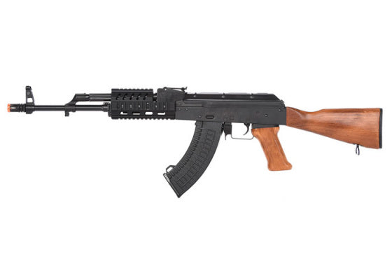 LCT Airsoft TX-63 / AK-63 RIS AEG Rifle - REAL WOOD