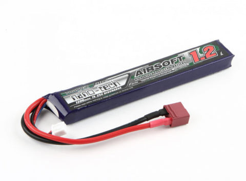 Turnigy nano-tech 7.4v 1200mAh 2S 15~30C Lipo AIRSOFT Pack (T-Connector)