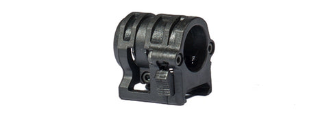 AC-366B 0.830' RING FLASHLIGHT MOUNT (COLOR: BLACK)