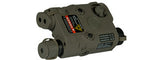 AN/PEQ-15 L.E.D. WHITE LIGHT +  LASER w/IR LENS (BODY COLOR: BLACK)