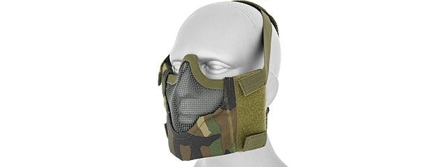 AIRSOFT AC-473 V8 MESH HALF FACE MASK