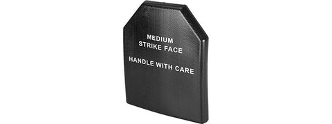 Dummy SAPI Ballistic Plate (Black) -(Size: Medium / Black / Single Plate)