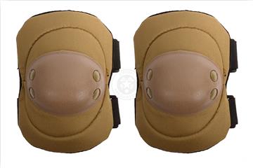 G-Force Outdoor Tactical Elbow Pads w/ Nonslip Rubber Cap - TAN