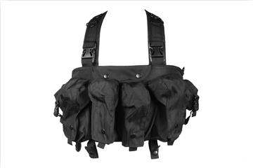 G-Force Urban Assault 6-Pocket Chest Rig for AK Magazines - BLACK