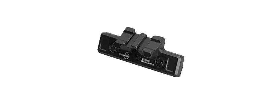 ARES-KM-R-004 45 DEGREE METAL 2-SLOT KEYMOD MOUNT (BLACK)