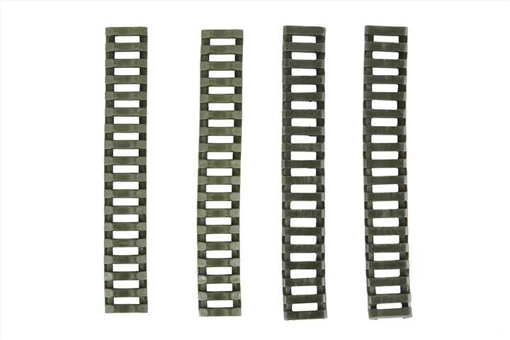 DBoys 7" in. Tactical Airsoft 20mm Rubber Rail Covers x4