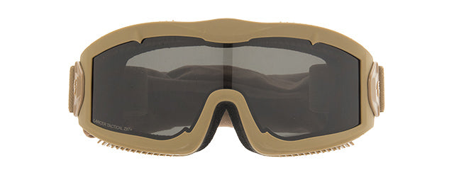 LANCER TACTICAL AERO PROTECTIVE AIRSOFT GOGGLES (SMOKE/YELLOW/CLEAR LENS)