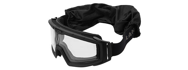Lancer Tactical Rage Protective  Airsoft Goggles (CLEAR LENS)