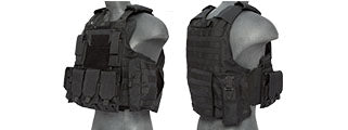 LT CA-303BN NYLON TACTICAL STRIKE PLATE CARRIER (BLACK)