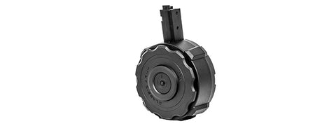 Classic Army 1400rd Nemesis X9 / AX9 Electric Drum Magazine (BLACK) - WILL FIT : ARP9 & PCC