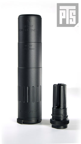 PTS MK18SD BLK *INCLUDES CCW 51T FLASH HIDER*  - QD mock suppressor