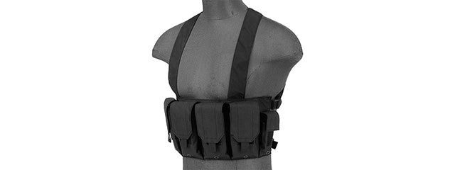 AMA Rugged Tactical Chest Rig w/ 6X Magazine Pouches [1000D]