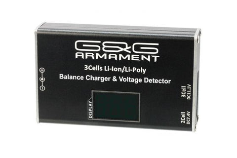 G&G Li-Po Balance Charger/Voltage Detector (with display screen) - US Type