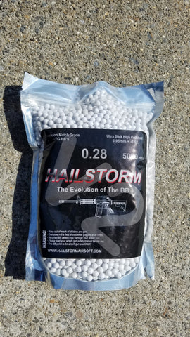 5) Hailstorm Airsoft BB's