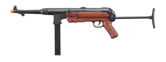 AGM M40P ( MP40 ) WWII Full Metal Machine Pistol AEG (Color: Black / Faux Wood)