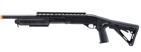 UK Arms IU-SXR2 Tactical Pump Shotgun w/ Adjustable Stock (Black)