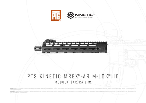 PTS KINETIC MREX™-AR M-LOK™ 11 ″ Rail