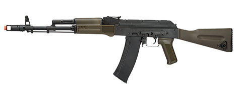 LCT Airsoft AK74M NV Full Metal Airsoft AEG with OD Green Synthetic Furniture