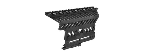 LCT AIRSOFT TX-4 SIDE SCOPE MOUNT RAIL FOR VSS VINTOREZ AS VAL PP-19 9  ( AK )