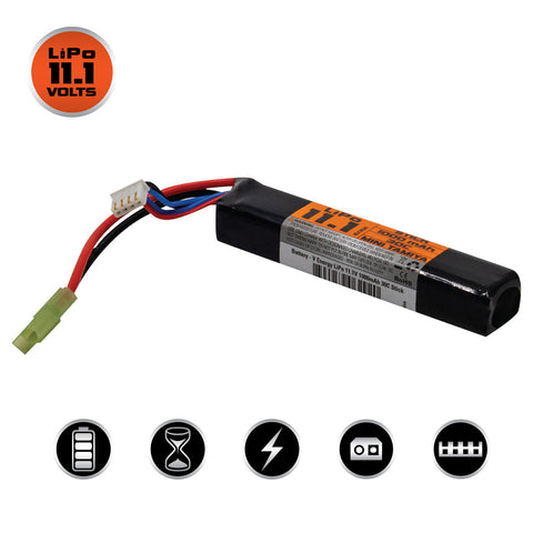 Valken LiPo 11.1v 1000mAh 30C Stick Airsoft Battery (Small Tamiya)