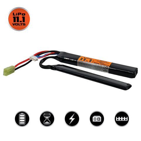Valken LiPo 11.1v 1200mAh 30c Split Airsoft Battery