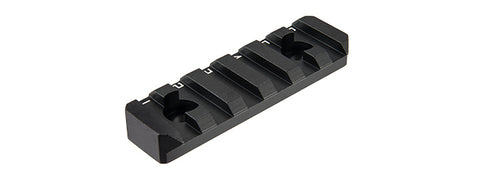 RANGER ARMORY 6-SLOT KEYMOD RAIL SECTION (BLACK)